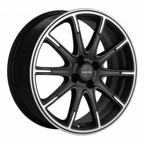 Диски Khomen KHW 1707 6.5x17 4*100 ET41 DIA60.1 Black-FP Matt Литой купить с бесплатной доставкой в пункты выдачи в Петербурге