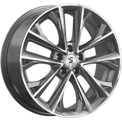 Диски K&K KP012 7x18 5*114.3 ET45 DIA60.1 Diamond gloss graphite Литой купить с бесплатной доставкой в пункты выдачи в Петербурге