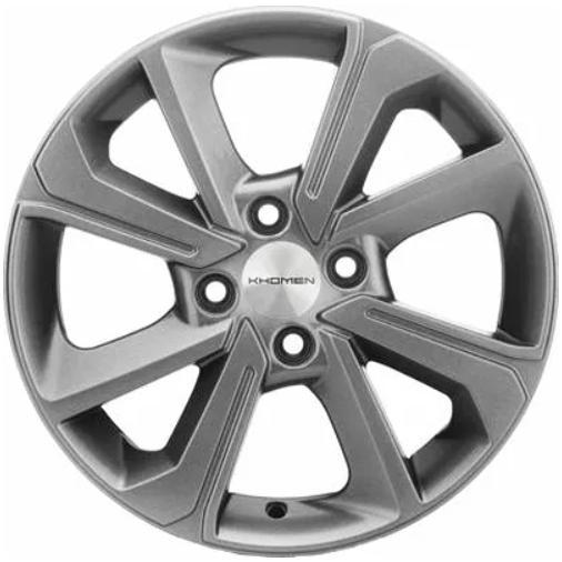 Диски Khomen KHW 1501 6x15 4*100 ET50 DIA60.1 G-Silver Литой купить с бесплатной доставкой в пункты выдачи в Петербурге