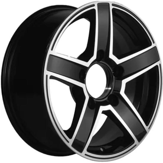Диски Khomen KHW 1614 6.5x16 5*139.7 ET40 DIA98.5 Black-FP Литой купить с бесплатной доставкой в пункты выдачи в Петербурге