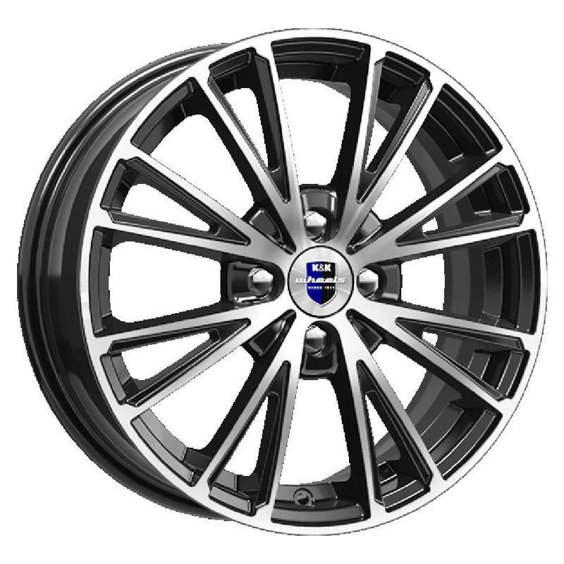 Диски K&K Меандр 6x15 4*100 ET46 DIA54.1 Алмаз черный SK Литой купить с бесплатной доставкой в пункты выдачи в Петербурге