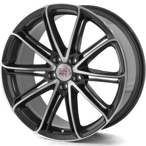 Диски 1000 Miglia MM1007 8.5x19 5*112 ET32 DIA66.6 Dark Anthracite Polished Литой купить с бесплатной доставкой в пункты выдачи в Петербурге