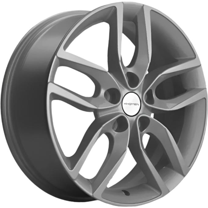 Диски Khomen KHW 1708 6.5x17 5*114.3 ET49 DIA67.1 F-Silver Литой купить с бесплатной доставкой в пункты выдачи в Петербурге