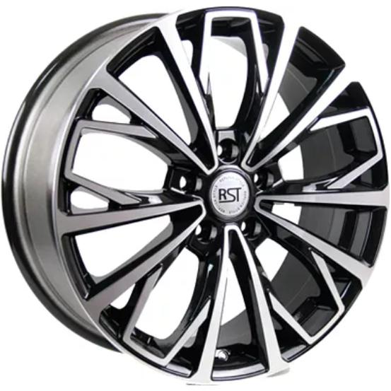 Диски RST R038 7x18 5*108 ET36 DIA65.1 BKFP Литой купить с бесплатной доставкой в пункты выдачи в Петербурге