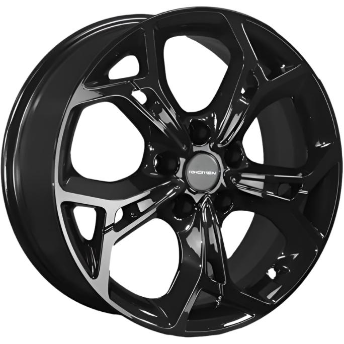 Диски Khomen KHW 1702 7x17 5*110 ET40 DIA67.1 Black Литой купить с бесплатной доставкой в пункты выдачи в Петербурге