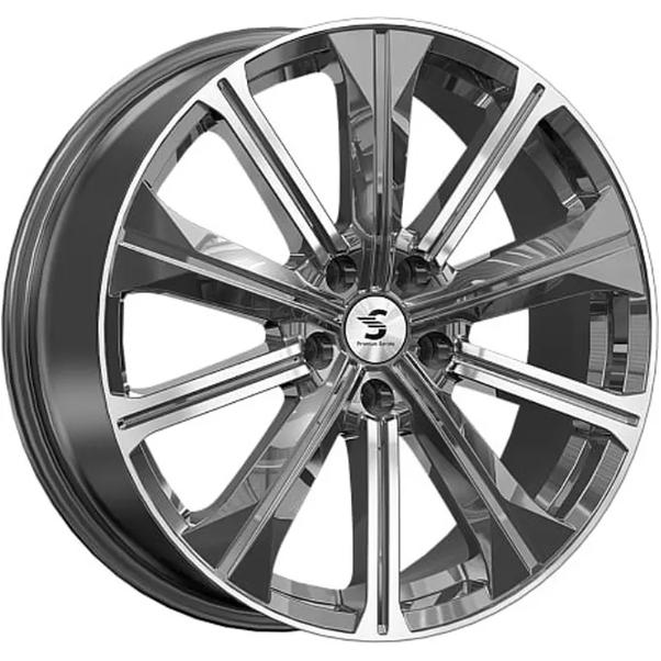 Диски Скад KP013 7x19 5*114.3 ET40 DIA66.6 Diamond gloss graphite Литой купить с бесплатной доставкой в пункты выдачи в Петербурге