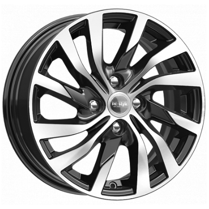 Диски K&K КС882 6x15 4*100 ET37 DIA60.1 Алмаз черный Литой купить с бесплатной доставкой в пункты выдачи в Петербурге