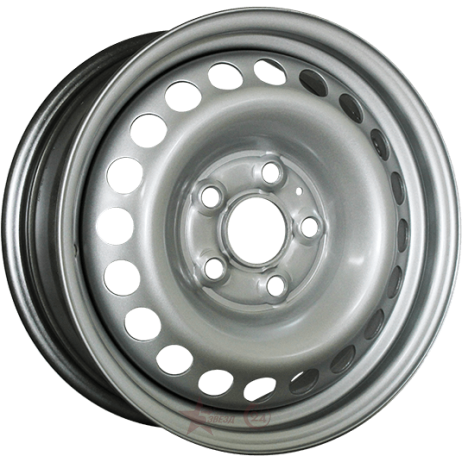 Диски ТЗСК Renault Logan 2 6x15 4*100 ET40 DIA60.1 Silver Штампованный купить с бесплатной доставкой в пункты выдачи в Петербурге