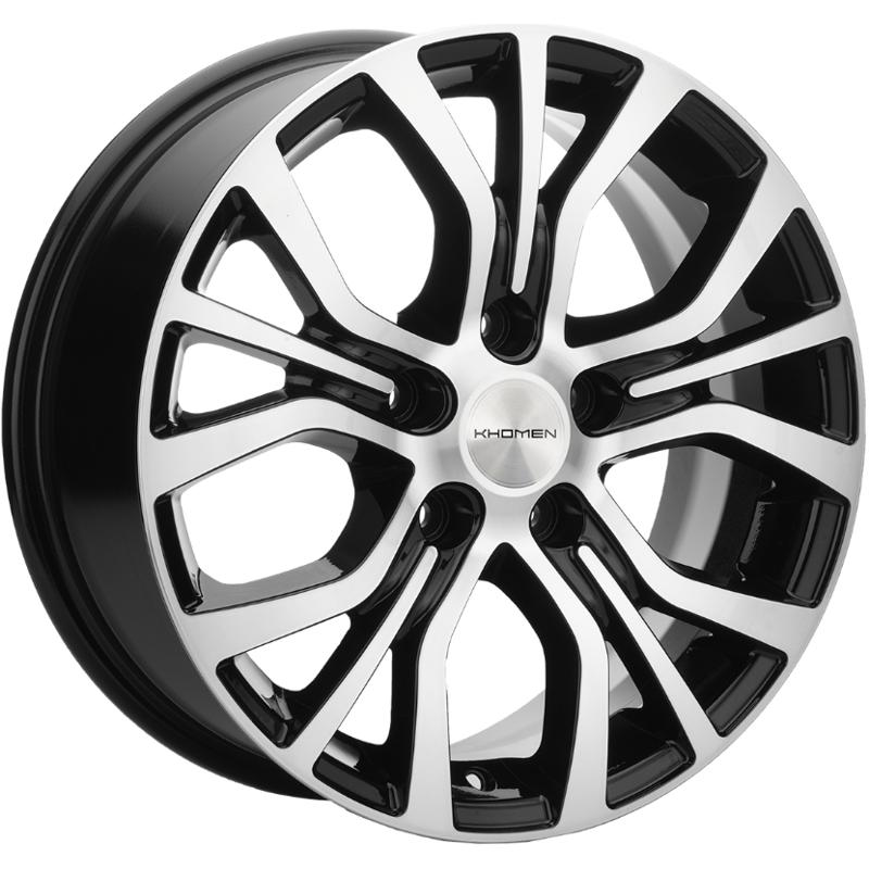 Диски Khomen KHW 1608 6.5x16 5*114.3 ET41 DIA67.1 BKF Литой купить с бесплатной доставкой в пункты выдачи в Петербурге