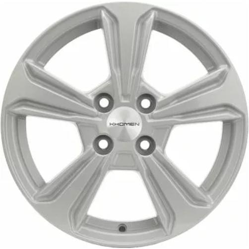 Диски Khomen KHW 1502 6x15 4*100 ET46 DIA54.1 F-Silver Литой купить с бесплатной доставкой в пункты выдачи в Петербурге
