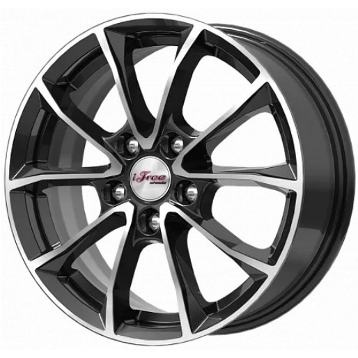 Диски iFree Джет 6.5x16 5*112 ET43 DIA57.1 Блэк Джек Литой купить с бесплатной доставкой в пункты выдачи в Петербурге